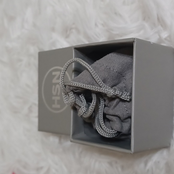 Colleen Lopez Sterling Silver Garnet and White Zircon Tennis Bracelet NIB - Picture 9 of 9